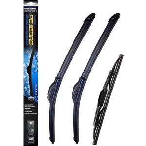 3 Wiper Blades for Chevrolet Trailblazer/GMC Envoy 2002-2006/Yukon 2000-2006, OE Genuine Replacement (22/22 Front Wiper + 16 Rear Wiper)