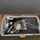 Window Box Planter 6 Pcs, 18 Inches Rectangle Flower Pots with Drainage Holes and Trays, Vegetable Planters for Windowsill Patio Garden Balcony Home Porch Yard Indoor Outdoor (White, 18*10*6 inch)