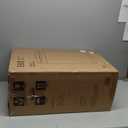 EKO Mirage-T 50 Liter / 13.2 Gallon Touchless Rectangular Motion Sensor Trash Can, Brushed Stainless Steel Finish