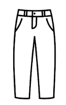 Black Pants, Black, S Black Pants, Black, S