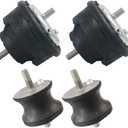3PCS Engine Transmission Motor Mounts Set Kit for BMW 1997-2006 318i 320d 320i 325i 330i M3 Z3 Z4 2.2i 2.8i 3.0i 3.2 1990-1998 320i 323i 328i M3 2.2 2.8 3.0 3.2 OE: 22116779970 22116779971