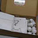 4FT Marquee Light Letters - Cool White Light Up Letters with Fixed Water Bag, Party Decoration for Wedding & Birthday