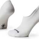 Smartwool Everyday No Show Socks for Men and Women (Medium, White)