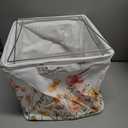 Clastyle Flowers Women Storage Cube Organizer Set Foldable Closet Clothes Cube Storage Bin Nursery Toddler Toy Box Chest Lady Girls Book Shelf Basket, Watercolour, 11.8x11.8x11.8 in