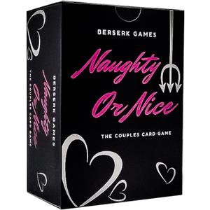 Naughty or Nice Couples Card Game - Game for Date Night, Flirty Questions & Dares for Couples, Fun Romantic Game for Two, for Valentines & Anniversaries, 2.5 inches x 3.5 inches x 1.7 inches