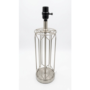 Brushed Steel Metal Lamp