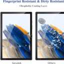 Gerutek [2-Pack Screen Protector for Samsung Galaxy Tab A8 10.5 inch 2021, SM-X200/X205 Tempered Glass Screen Protector, [Ultra Clear] [Anti Scratch] [Easy Install] [9H] for Samsung Tab A8 10.5