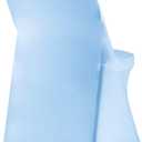 Folding Chair Covers for Party - 12pcs, Blue Mist Universal Spandex Fitted Chair Covers for Wedding, Banquet, Conference