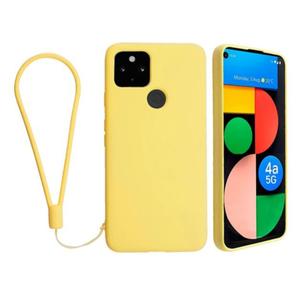 Insten Liquid Silicone Case For Google Pixel 4a 5G (2020)(NOT For Pixel 4a) Soft Microfiber Full Body Protective Cover