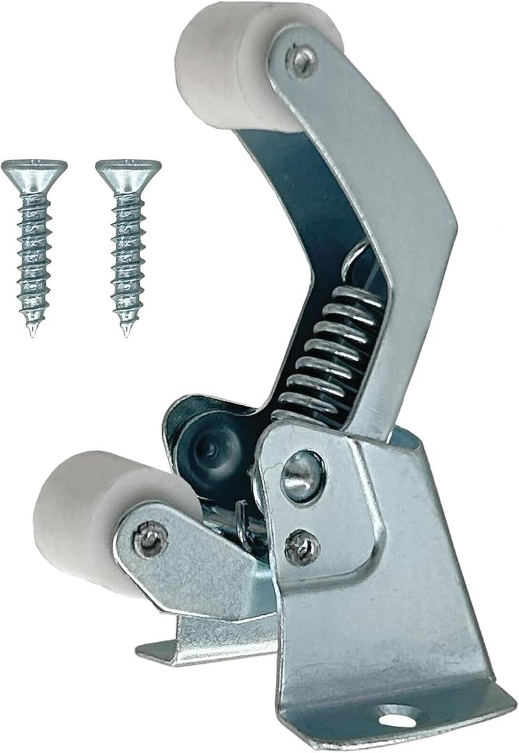 Nuvo Iron Zinc Plated Screen Door Spring Loaded Catch