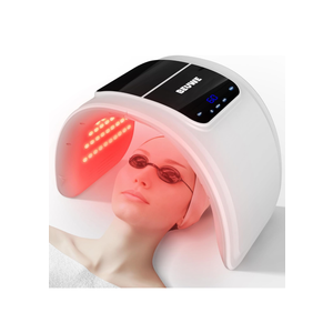 Red-Light-Therapy-Mask, Led Light Therapy for Face, 7 Colors Led Face Mask Facial Led Light Therapy Tool Skin Care Equipment at Home, Facial Neck Body Hand Beauty Mask