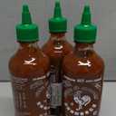 The Original Huy Fong Sriracha, 17 OZ Hot Chili Sriracha, 17 Onuce Spicy Flavor Hot Sauce W/Chili Pepper, Pack of 3, BB JAN 21/26