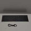 Amazon Basics Wired QWERTY Keyboard, Full-Sized, Black