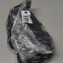 SUUKSESS Women 2 Piece Knit Sets Cropped Zip Up Hoodie Foldover Flare Leg Pants (Small, Black)