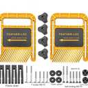 Extended Feather Loc Board Set 6.3inch Double Featherboards for Miter Gauge Slot Woodworking Router Tables Fences Table Saws DIY Tools
