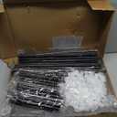 Laiensia 9-Tier Vertical Shoe Rack Organizer, Space Saving Shoe Storage Organizer, Non-Woven Cover Shoe Shelf Holds 36-45Pairs for Bedroom, Hallway, Closet Entryway, Grey