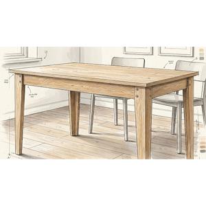 White Table with Gold hardware SIZE: 42.6X18.9X7.1