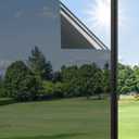 Haton Window Privacy Film One Way Window Tint for Home, Sun UV Blocking Heat Control Reflective Mirror Tinting Film See Out Not in Office Door Coverings, Black 23.6" x 118.1"