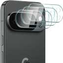 3 Pack for Google Pixel 10 Pro XL Camera Lens Protector, Tempered Glass Film 9H Hardness, Scratch Resistant, HD Clear, Case Friendly