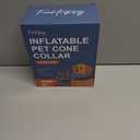 Inflatable Dog Cone Collar with Detachable Sturdy Shield,Soft&Lightweight-Ideal for Post-Surgery Recovery and Daily Wear,Suitable for Small Medium Large Dog Breeds(Donut Pink,XL) (XL(Neck:18-22"))