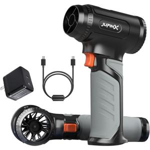 Leaf Blower-64mm Supper Motor,756W Stepless Speed Blower,680CFM(1200gWind Pressure),3000mAh*8 30W Fast Charging,Cordless Leaf Blower for Leaves,Snow,House,Machine Room,Car Cleaning -Garden Tool