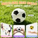 Premium Soccer Style Footbag Ball, Classic Hacky Kick Bag for Freestyle Tricks, Juggling & Foot Skills Training, Indoor Outdoor Game for Teens & Adults