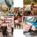 Fullsheild Cut Resistant Gloves Food Grade Level 5 Protection for Kitchen Anti Cut Gloves for Meat Cutting Woodworking (Medium, 4 Pack Light Green)