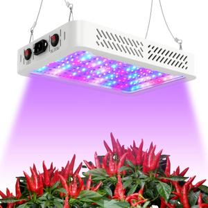 1000w LED Grow Light for Indoor Plants, Full Spectrum Plant Light Growing Lamp for Hydroponic Indoor Plant Veg and Flower for Grow Tent (Actual Power 100W=1000W HPS) (12.6"D x 8.7"W x 1.9"H)
