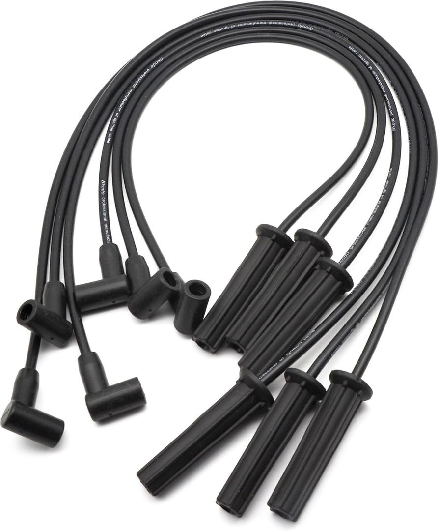 12192470 746DD Spark Plug Wires Set of 6 for Buick Lesabre Lucerne Park Avenue for Oldsmobile 88 LSS for Pontiac Bonneville Replace 12192189 88862390 12192180