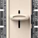Lutron SFSQ-F-LA Skylark 1.5-Amp Single Pole Slide-To-Off 3-Speed Fan Control, Light Almond