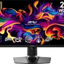 msi MPG 271QR QD-OLED X50 27-Inch WQHD QD-OLED Monitor, 2560 x 1440, 500Hz, 0.03ms, DisplayHDR True Black 500, AMD FreeSync Premium Pro, G-SYNC Compatible, AI Care Sensor, HDMI2.1, DP 2.1, 98W USB-C