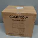 Comgrow 3D Printer Filament Dryer Box, Comgrow 3D Filament Storages, Keeping Filaments Dry During 3D Printing, Compatible with 1.75mm/2.85mm PLA ABS Material, Filament Dehydrator, Spool Holder