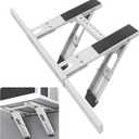 Universal Window Air Conditioner Support Bracket, No Drilling Heavy-Duty AC Window Bracket Supports Up to 200lbs for 5,000-24,000 BTU AC Units, Fits Single or Double Hung Windows