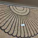 A1HC Natural Coir and Rubber Door Mat, 30x48, Thick Durable Doormats for Entrance, Heavy Duty, Low Pile Door Mat, Easy to Clean, Long Lasting Front Entry Doormat