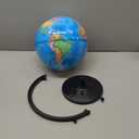 Rotating World Globe 6 Inch Spinning Earth Globe with Stand for Kids Learning Geography Classroom Education or Office Home Decorations (Blue)