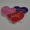 Impact 16 Lighted Valentines Day Heart - Be Mine XOXO Love Window Shimmer Decoration