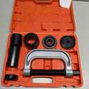 DAYUAN Ball Joint Press & U Joint Removal Tool Kit with 4x4 Adapters for Most 2WD and 4WD Cars and Light Trucks with Red Storage Case Red