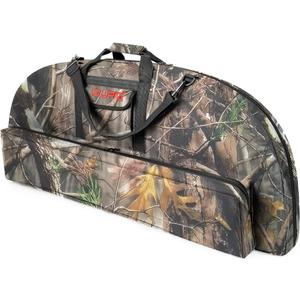 LWANO Compound Bow Case Soft Light-Weight Bow Bag with Arrow Pocket and Backpack Straps (37in Inside Length, New Leaf Camo)