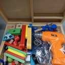 Kids Tool Set with Drill, Educational Montessori Toys for 3 Year Old Boys 44 Pcs STEM Kids Toys Wooden Toddler Tool Set with Apron & Box Birthday Gifts for 3 4 5 Year Old Boy Girl