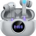 Rinsmola Bluetooth 5.4 Earbuds 3DStereo Ear Buds, 4 ENC Noise Cancelling Mic, 40+Hrs USBC inEar Earphones, IPX7 Waterproof for Laptop Pad Android iOS