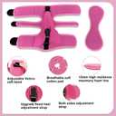 Plantar Fasciitis Night Splint Relief Brace,Plantar Fasciitis Relief Straps,Support Relief Foot Drop Achilles Tendonitis(Pink-2PC)
