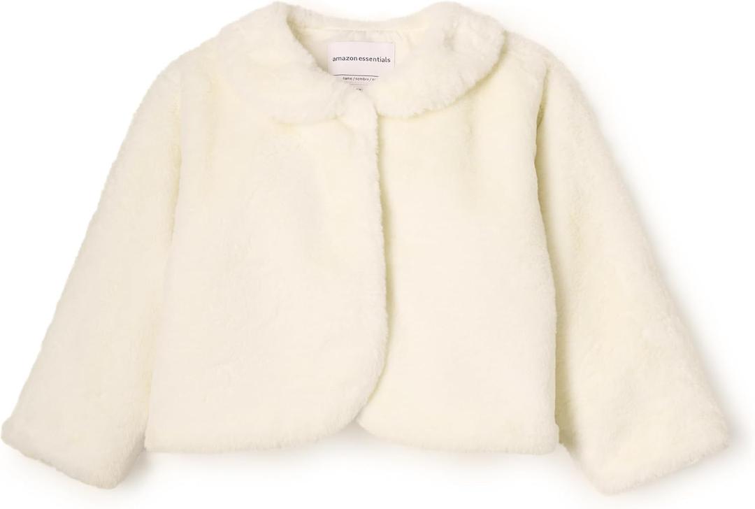 Amazon Essentials x Sofia Grainge Unisex Toddlers and Babies' Faux Fur Jacket 24M