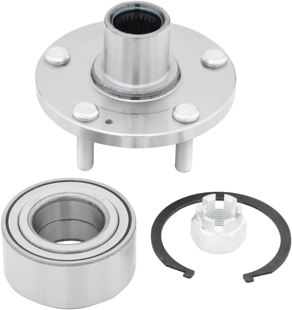 930605K - Front Wheel Hub Bearing Assembly Compatible with [Hyundai] 2007-2017 Azera [3.3L V6], 2011-2014 Sonata [2.0L L4], [KIA] 2011-2014 Sportage [2.0L L4], 2011-2014 Optima [2.0L L4] 