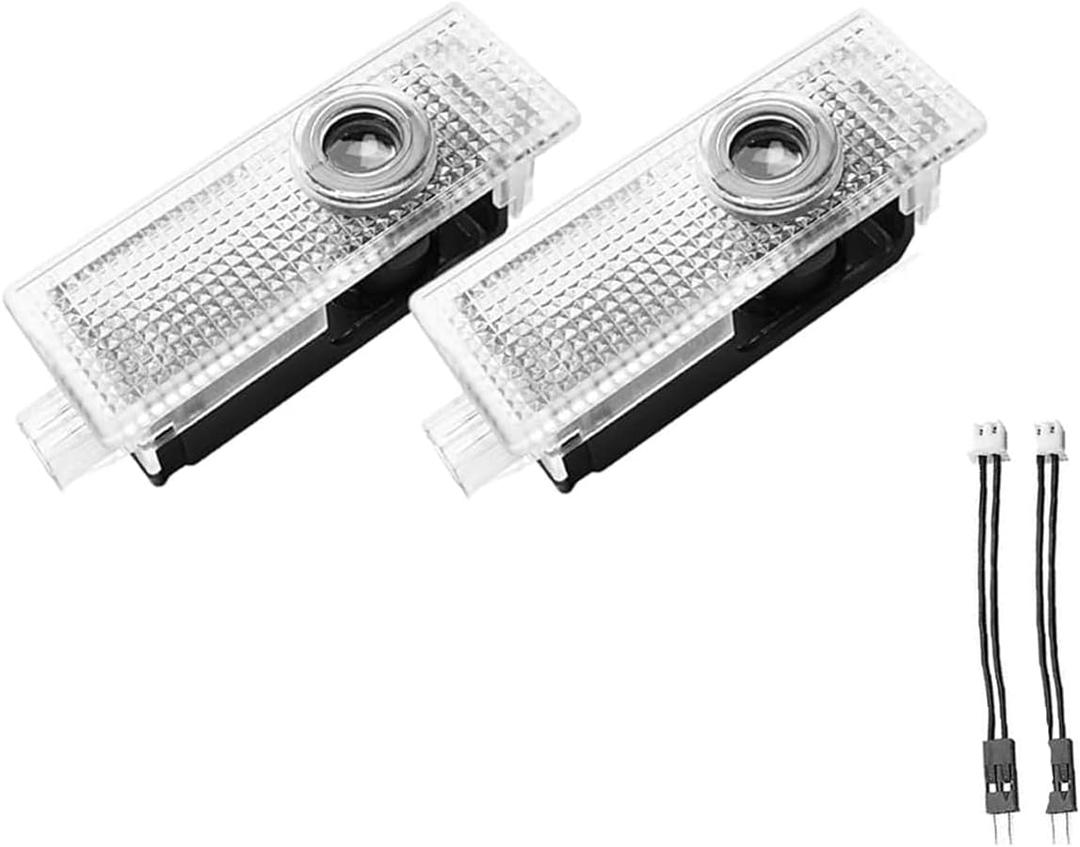 3 x 4 Pack Car Door Lights Logo Projector, LED Door Projector Lights Compatible with 1/3/4/5/6/7/X1/X2/X3/X4/X5/X6/M/Z/GT Series Car Accessories, Puddle Lights Ghost Shadow Welcome Light