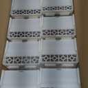 GlikCeil 8 Pcs No Mess Bird Feeder Parrot Automatic Feeder Bird Seed Container Water Dispenser for Parakeet Seed Food Container Cage Accessories for Canary Cockatiel Finch