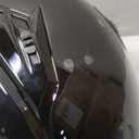 GLX GX11 Compact Motorcycle Helmet - Black, Large - Full Face w/ Tinted Visor, DOT Approved L