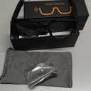 AI Smart Glasses with Camera and Audio, 8MP HD Camera Glasses for Men Women with Voice Assistant, 1080P Recording Sunglasses with Real-Time Translation, Open-Ear Audio for Vlogging, Travel, Business