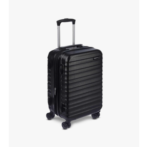 Amazon Basics 21" Hardside Carry-On Luggage, Hardshell Suitcase With Wheels, Expandable For Up to 25% More Space, With Scratch-Resistant Surface, Four Multi-directional Wheels, Black