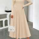 MEROKEETY Women's Fall Long Sleeve Wedding Guest Dresses 2025 One Shoulder Elegant Formal Pleated Midi Maxi Dress (Beige, S)