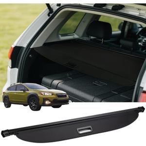 FARBIN Trunk Cargo Cover for Subaru XV Impreza 2018-2023 Impreza 2017-2024, Retractable Trunk Cover Shielding Shade, Privacy Security Screen (for 2018-2023 Subaru XV/2017-2024 Impreza Canvas)
